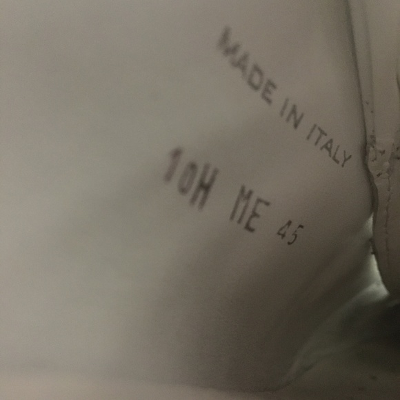 Dior Homme Mens Leather Sneakers Shoes Rare 45 - Picture 8 of 8